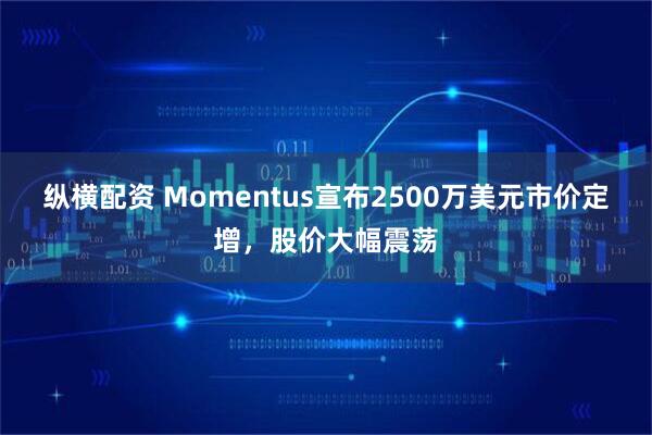 纵横配资 Momentus宣布2500万美元市价定增，股价大幅震荡