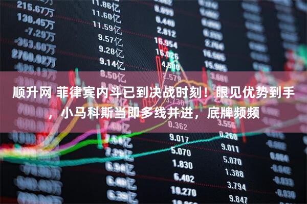 顺升网 菲律宾内斗已到决战时刻！眼见优势到手，小马科斯当即多线并进，底牌频频