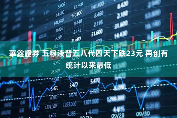 華鑫證券 五粮液普五八代四天下跌23元 再创有统计以来最低